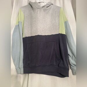 American Eagle Outfitters Women’s  Colorblock Crewneck - Gray, Green, Blue
